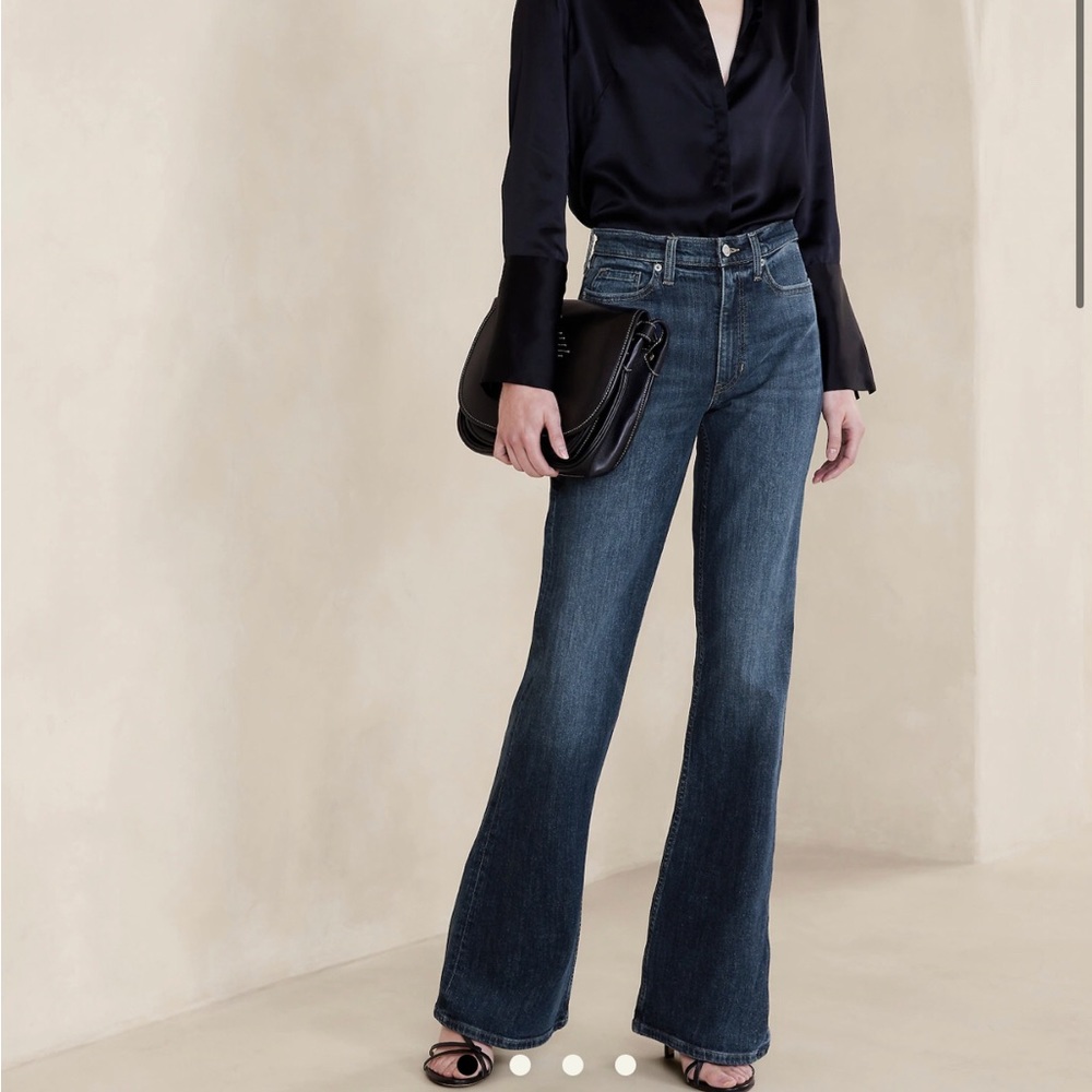 Banana Republic High Rise Flare Jean